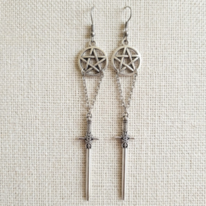 boucles d'oreilles guerrières