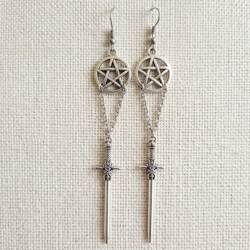 boucles d'oreilles guerrières