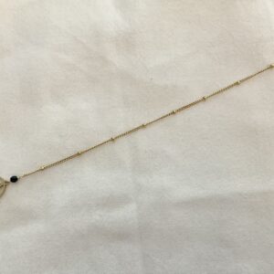 Pendule avec Orgonite fait main en obsidienne - Pentacle et Corbeau
