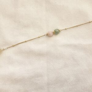 Pendule Divinatoire Orgonite en Morganite - Féminité Sacrée