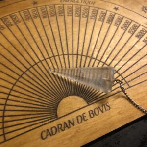 Planche de radiesthésie - Cadran de Bovis / Echelle de Bovis - Français/English/Español/Italien