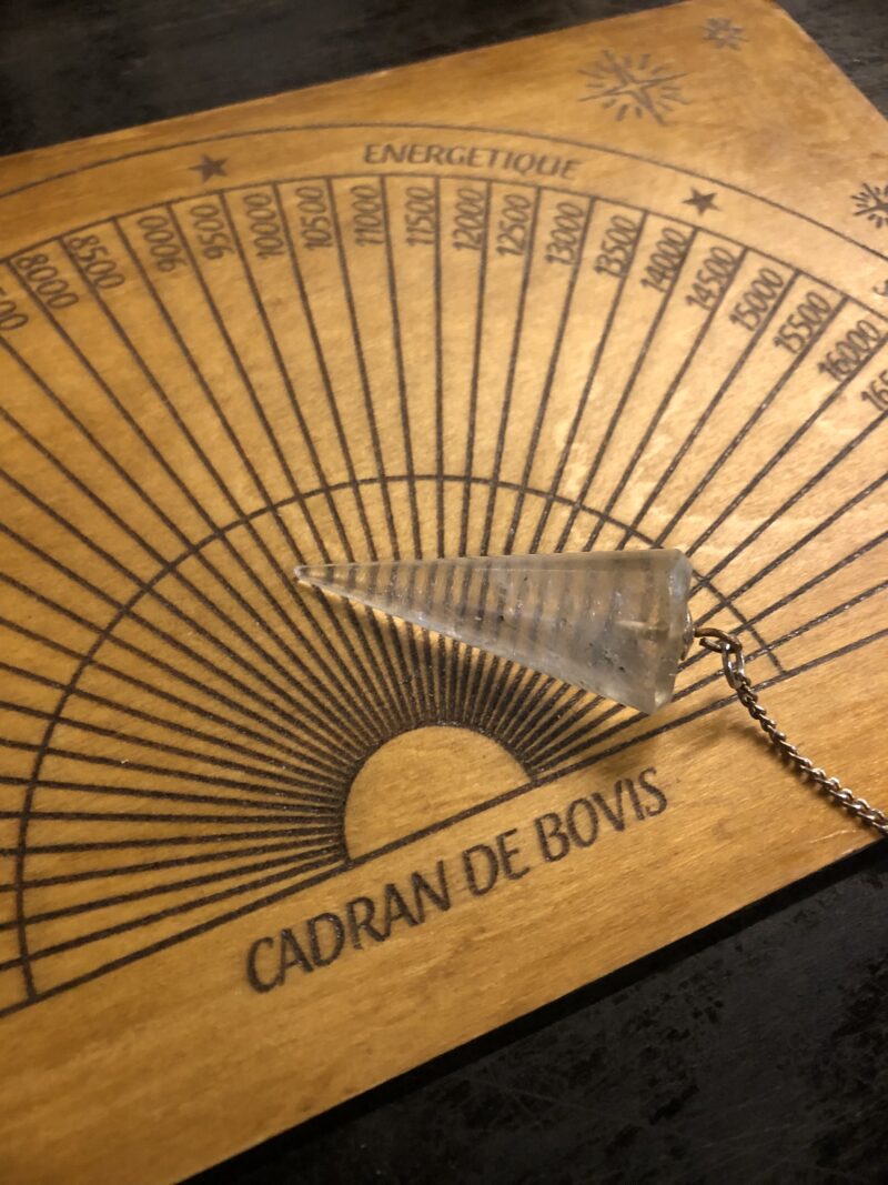 Planche de radiesthésie - Cadran de Bovis / Echelle de Bovis - Français/English/Español/Italien