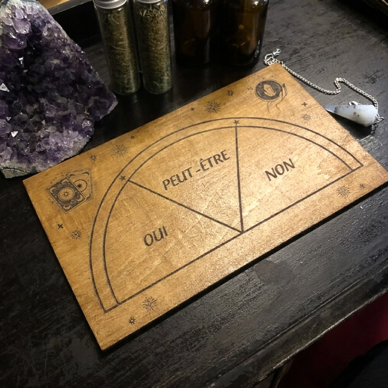 Planche de radiesthésie