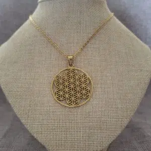 Collier pendentif Fleur de vie