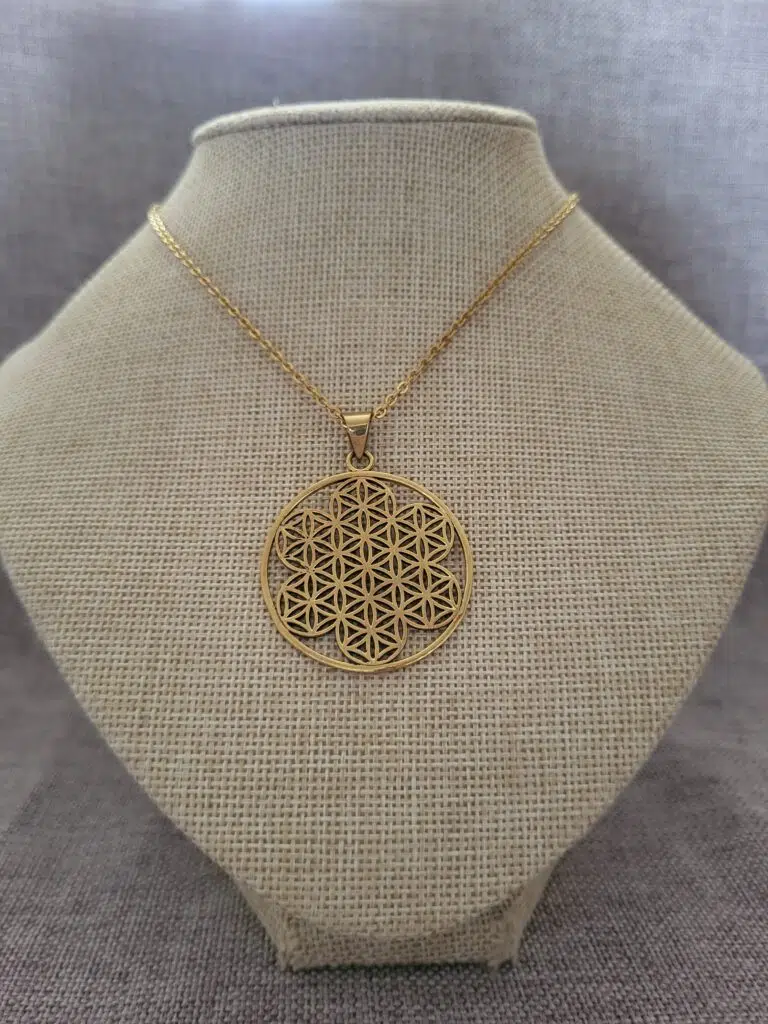 Collier pendentif Fleur de vie