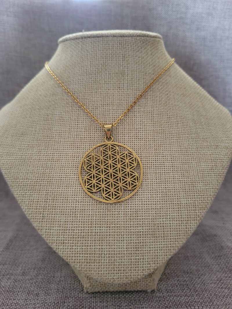 Collier pendentif Fleur de vie