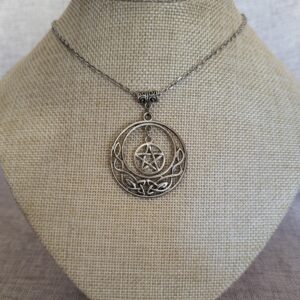 Collier Pendentif Pentacle celtique