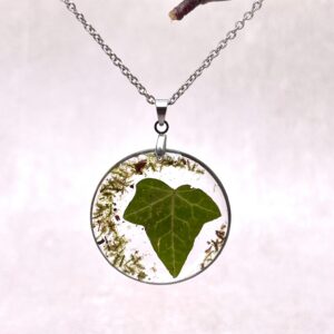 Collier "Lierre éternel" - Collection Herbier figé