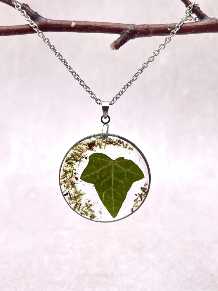 Collier "Lierre éternel" - Collection Herbier figé
