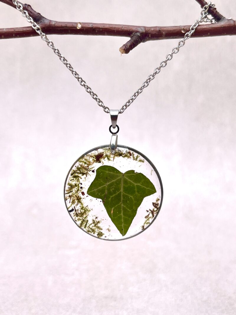 Collier "Lierre éternel" - Collection Herbier figé