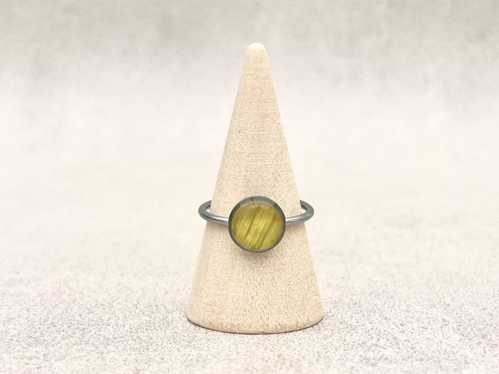 Bague "Lumière de Tournesol" - Colletion Herbier figé
