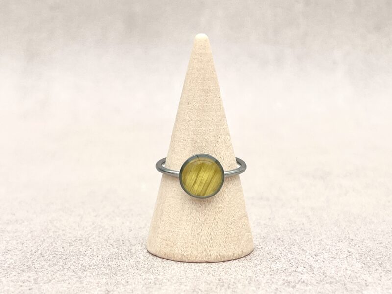 Bague "Lumière de Tournesol" - Colletion Herbier figé