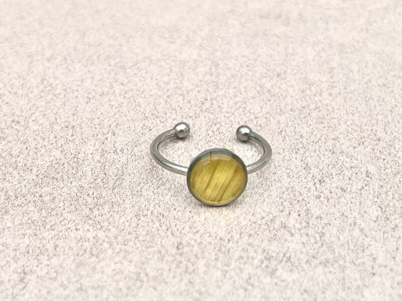 Bague "Lumière de Tournesol" - Colletion Herbier figé