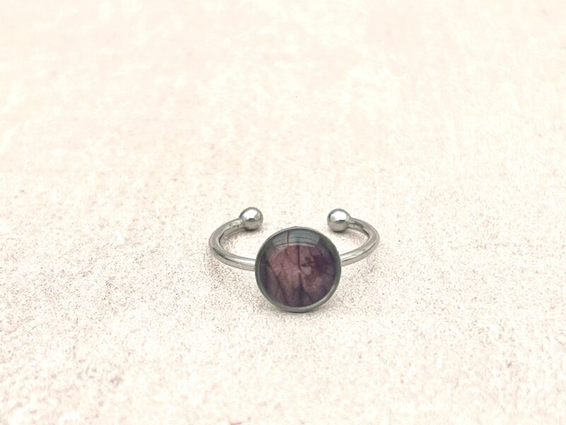 Bague "Clématite du vent" - Collection Herbier figé