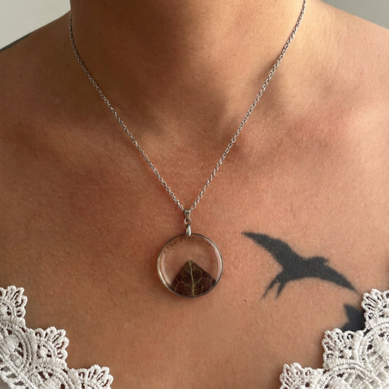 Collier " Lierre éternel" - Collection Herbier figé