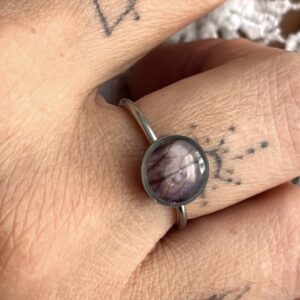 Bague "Clématite du vent" - Collection Herbier figé