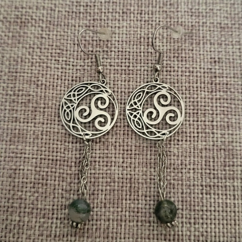 Boucles d'oreilles Celtiques