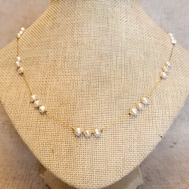 collier perles d'eau douce