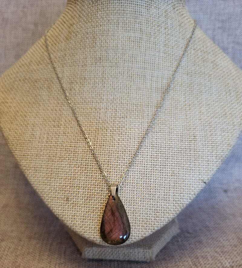 pendentif labradorite violette
